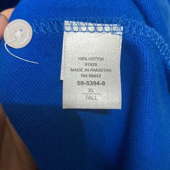 King size XL tall blue polo - Picture 4 of 5